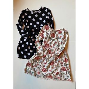 5T Old Navy girls long sleeve dress bundle